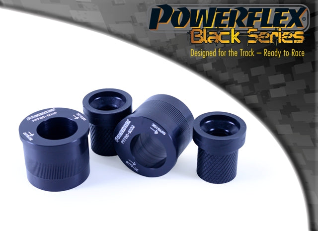 Powerflex Front Wishbone Rear Bushes, Caster Offset for Volkswagen Polo 9N, Fox & Seat Ibiza 6L, Cordoba 6L & Skoda Fabia 6Y, Roomster & Audi A2 - Black Series