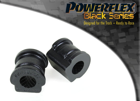 Powerflex Front Anti Roll Bar Bushes 18mm for Volkswagen Polo 9N, Polo 6R / 6C, Fox, Up! & Seat Ibiza 6L, Ibiza 6J, Cordoba 6L, Toledo NH, Mii & Skoda Fabia 6Y, Fabia 5J, Fabia NJ, Roomster, Rapid - Black Series