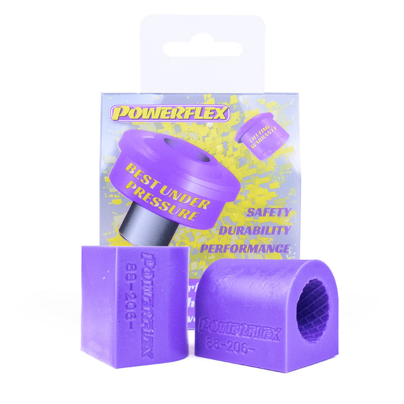 Powerflex Front Anti Roll Bar Bushes 19.5mm (Early, D-Shaped Bush) for Volvo 240, 260
