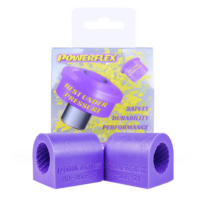 Powerflex Front Anti Roll Bar Bushes 21mm (Early, D-Shaped Bush) for Volvo 240, 260