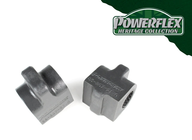 Powerflex Front Anti Roll Bar Bushes 21mm (Later, Shaped Bracket) for Volvo 240, 260 - Heritage Collection