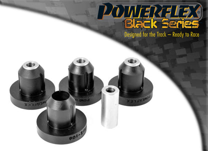 Powerflex Rear Beam Mounts (M10 Bolt) for Peugeot 106, Citroen AX - Black Series