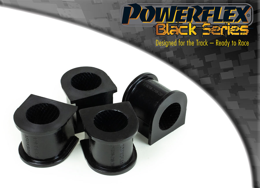 Powerflex Rear Anti Roll Bar Bushes 20mm (Flat Bottom) for Ford Fiesta Mk3 - Black Series