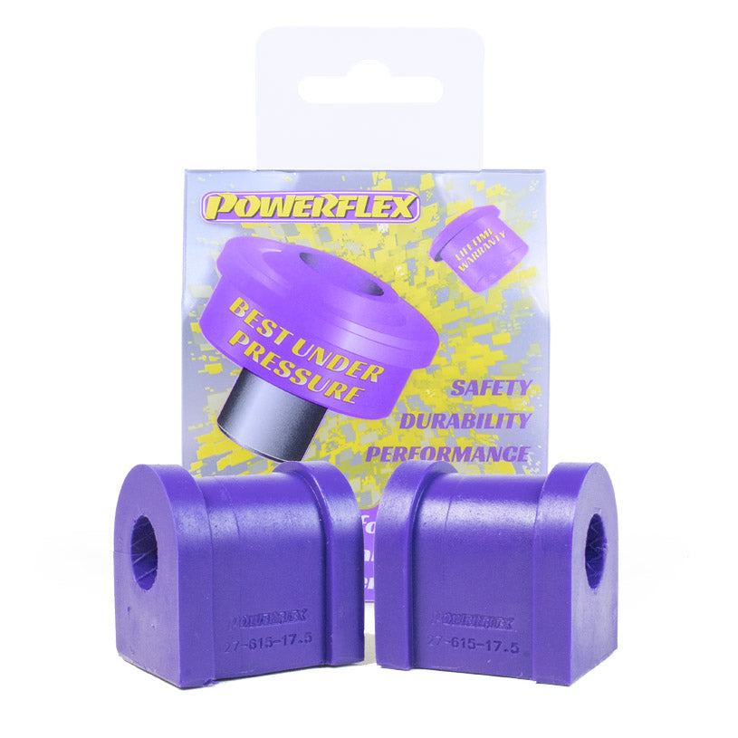 Powerflex Rear Anti Roll Bar Bushes 17.5mm for Jaguar XJ (X350 / X358), XJ (X351), XK / XKR (X150), S-Type (X200), S-Type incl. R (2002 on), XF / XFR (X250), F-Type