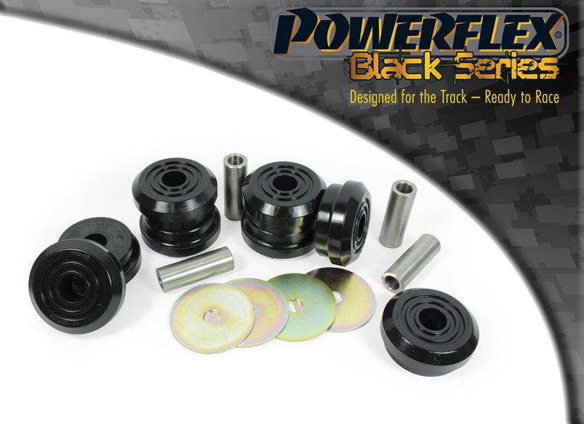 Powerflex Rear Subframe Mounting Bushes for Audi A4 / S4 / RS4 B5 quattro, 80 B4 quattro, S2, RS2 - Black Series