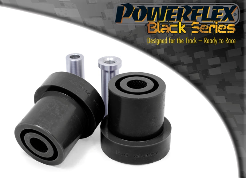 Powerflex Rear Beam Mount Bushes for Audi A6 C5 FWD, VW Passat B5, Skoda Superb Mk1 - Black Series