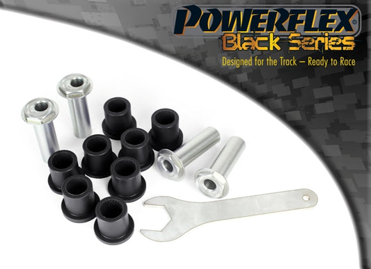 Powerflex Adjustable Rear Trailing Arm Bushes for BMW 3 Series E30 / E36 Compact / E21, Z3, 5 Series E12 / E28, 2002 & E9 - Black Series