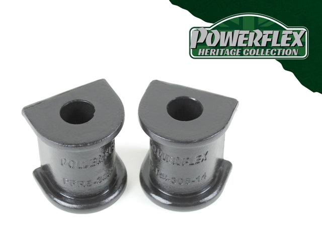 Powerflex Rear Anti Roll Bar Mounting Bushes 14mm for BMW 3 Series E30 / E36 Compact, 5 Series E28, 6 Series E24 & Z1 - Heritage Collection