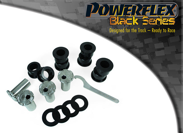 Powerflex Rear Trailing Arm Bushes, Adjustable for BMW 5 Series E28 / E34, 6 Series E24, 7 Series E32 - Black Series