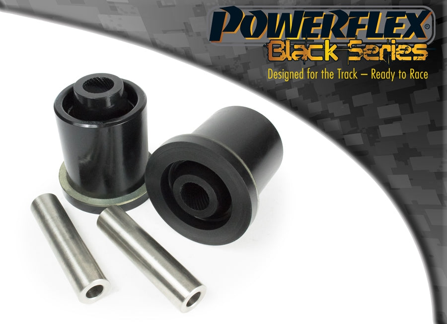 Powerflex Rear Beam Mounting Bushes (12mm Bolt) for Renault Megane II, Scenic II, Grand Scenic II, Megane III, Megane III RS, Scenic III - Black Series