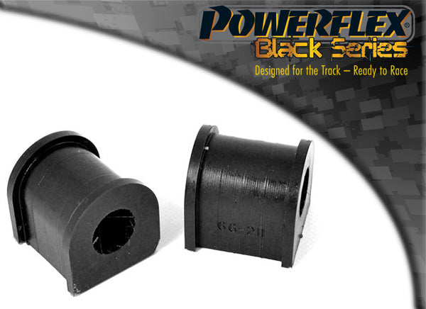 Powerflex Rear Anti Roll Bar Bushes 17mm (Aero) for Saab 9-5 (YS3E) - Black Series