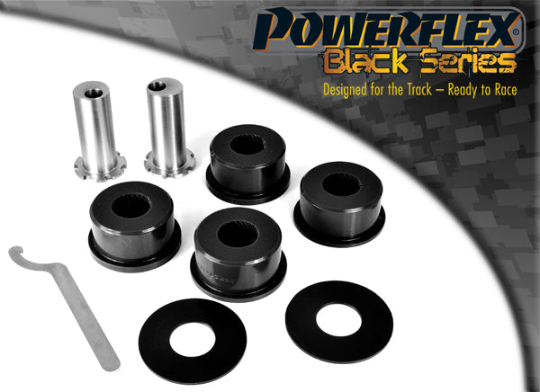 Powerflex Rear Arm Outer Bushes, Adjustable for VW Transporter T5 & T6 / T6.1 - Black Series
