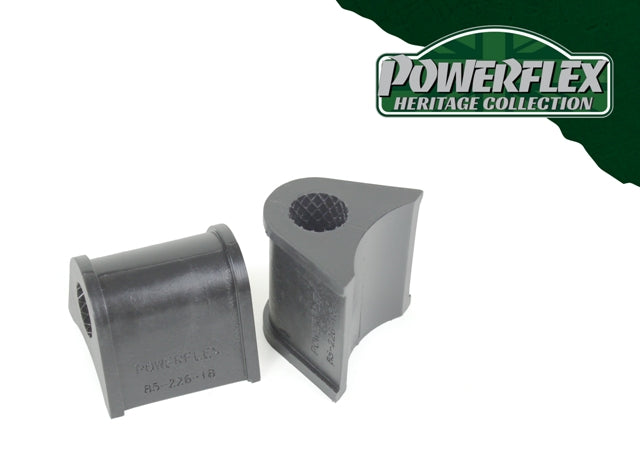 Powerflex Rear Anti Roll Bar Outer Bushes 18mm for VW Golf Mk1, Jetta Mk1, Scirocco Mk1 / Mk2 - Heritage Collection