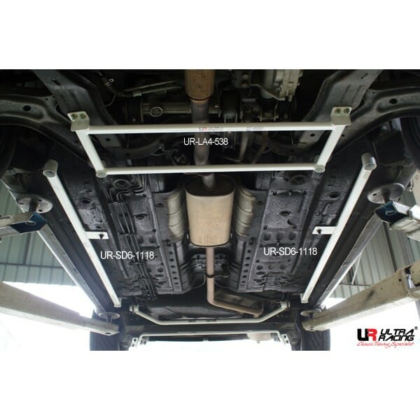 Ultra Racing 4-Point Front Lower Brace for Proton Saga BLM 1.3/1.6 08-
