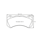Pagid | RSC1 Front Brake Pads | Nissan R35 GTR 2008-2024 - FD Racing