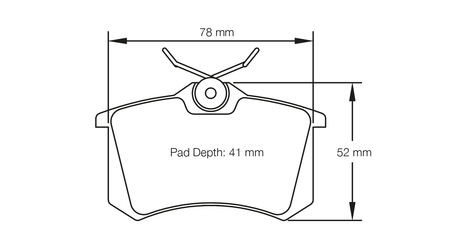 Pagid | RSL29 Front Brake Pads | Alfa Romeo 4C 2013-2020 - FD Racing