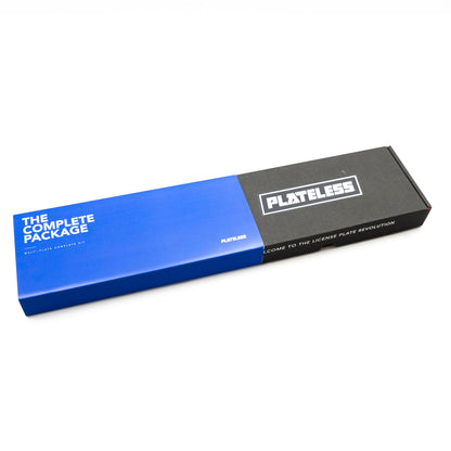 Plateless Magnetic Number Plate Holder Kit