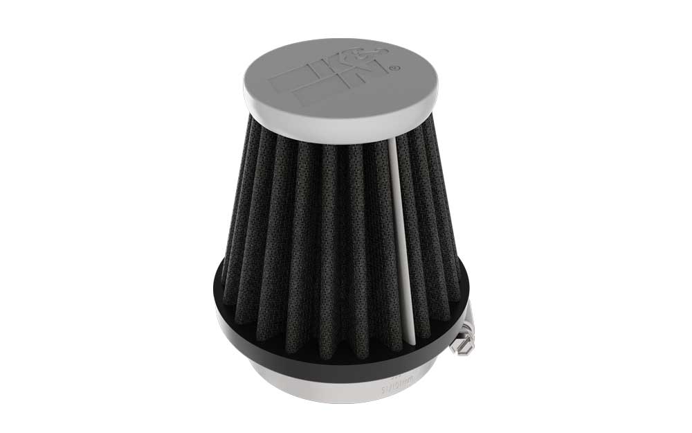 K&N Universal Clamp-On Air Filter RC-3122HBK – Black