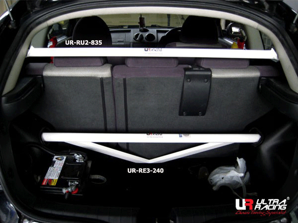 Ultra Racing 3-Point Rear Upper Strut Brace for Proton Satria Neo