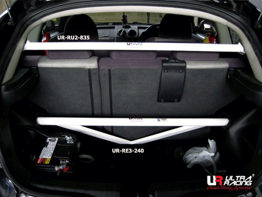 Ultra Racing 3-Point Rear Upper Strut Brace for Proton Satria Neo