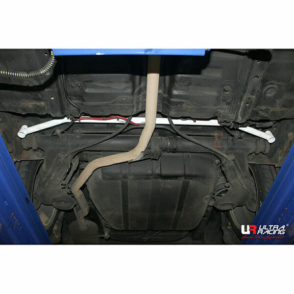 Ultra Racing Hyundai Excel (X2) 1.5 2WD 89-95 UltraRacing 2-Point Rear Lower Bar (3254) URKR-RL2-3254