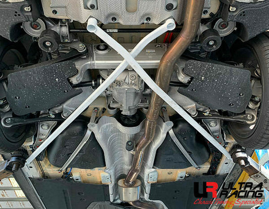 Ultra Racing 4-Point Rear Lower Bar for BMW 5 G30 530i 2017+