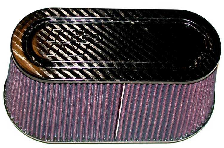 K&N Universal Air Filter RP-5115 Carbon Fiber Top & Base
