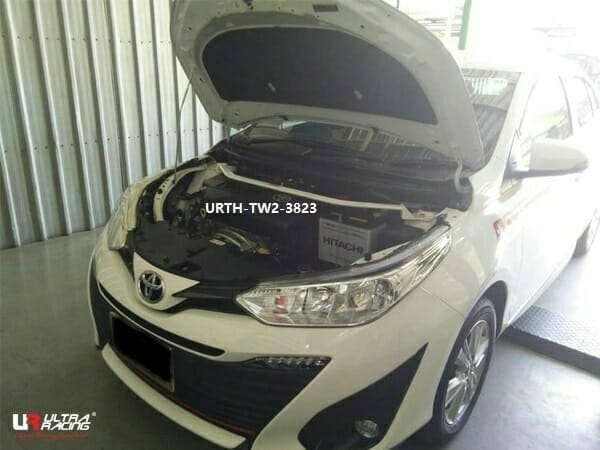 Ultra Racing 2-Point Front Upper Strut Bar for Toyota Yaris Ativ XP150