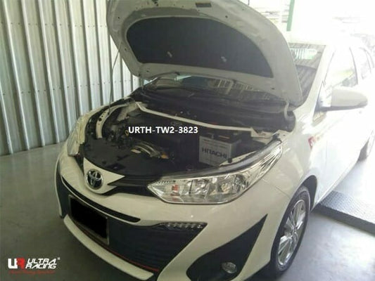Ultra Racing 2-Point Front Upper Strut Bar for Toyota Yaris Ativ XP150