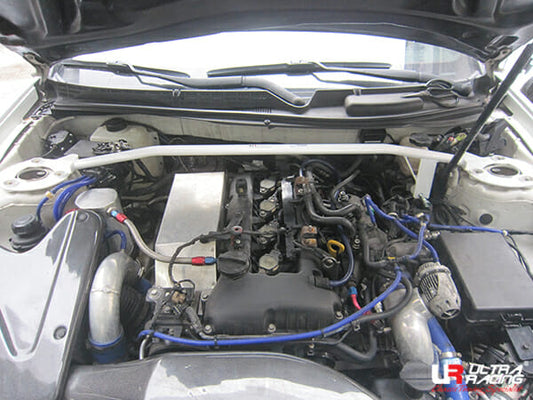 Ultra Racing 2-Point Front Strut Bar for Genesis Coupe BK 2.0T 09-16