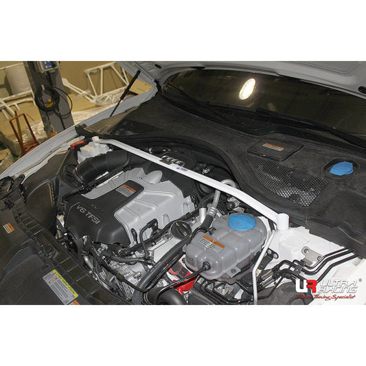 Ultra Racing Front Strut Brace for Audi A6 C7 | URTW-TW2-3696