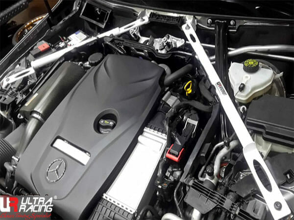 Ultra Racing 4-Point Front Upper Strut Bar for Mercedes S213 E300