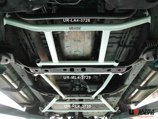 Ultra Racing 4-Point Mid Lower Brace for Toyota Hilux Surf N180