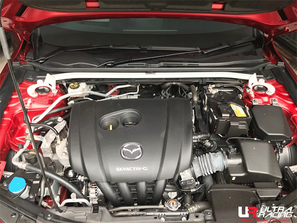 Ultra Racing 2-Point Front Upper Strut Bar for Mazda 3 BP 2.0