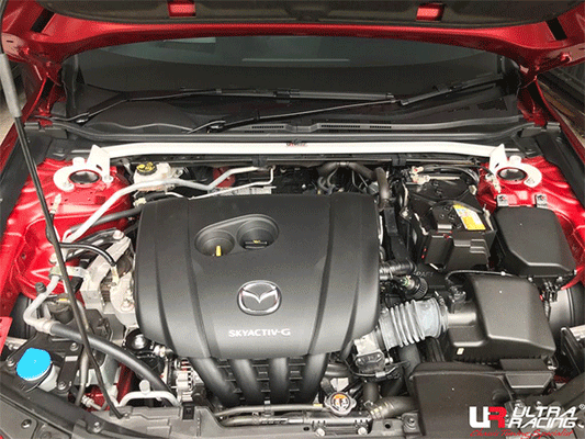 Ultra Racing 2-Point Front Upper Strut Bar for Mazda 3 BP 2.0