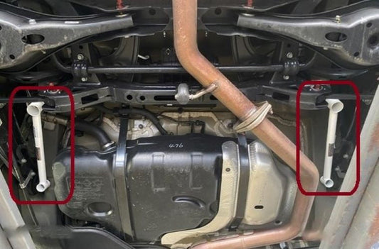 Ultra Racing 4-Point Rear Lower Side Bar for Hyundai Avante 2.0T 21+