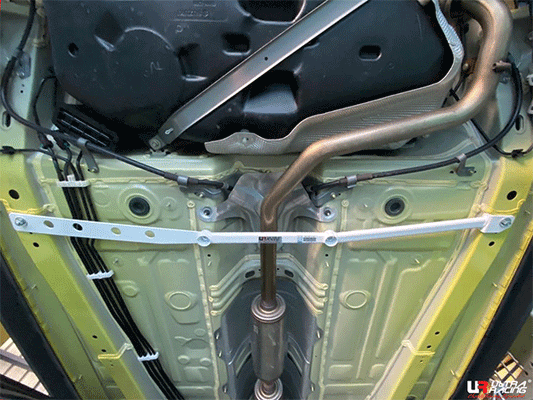 Ultra Racing 4-Point Mid Lower Brace for Suzuki Swift Sport