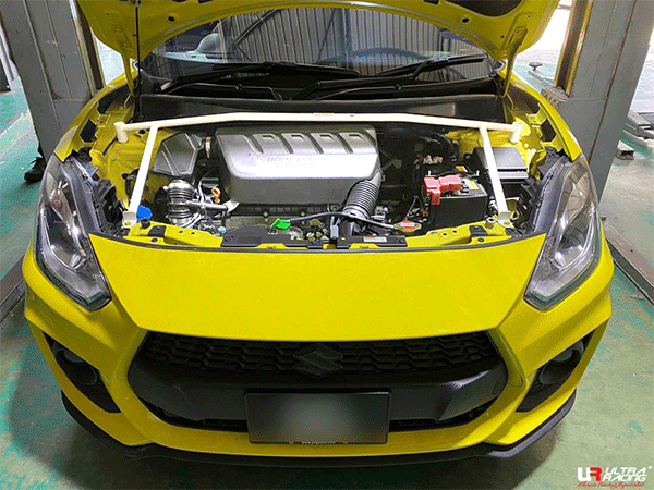 Ultra Racing 4-Point Front Upper Strut Bar for Suzuki Swift Sport 1.4