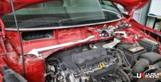 Ultra Racing Front Upper Strut Brace 4-Point for Kia Carens