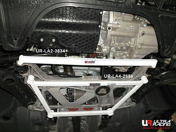 Ultra Racing 2-Point Front Lower Tiebar for VW Passat B8 TSI