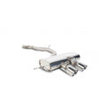 Vw Golf Mk6 R Scorpion Cat Back Non Resonated Exhaust