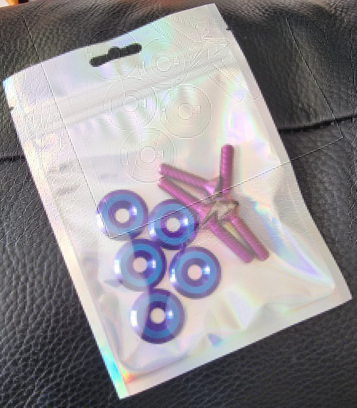 Grade 5 Titanium M6 Countersunk Washer & Bolt Kit - 20 Piece