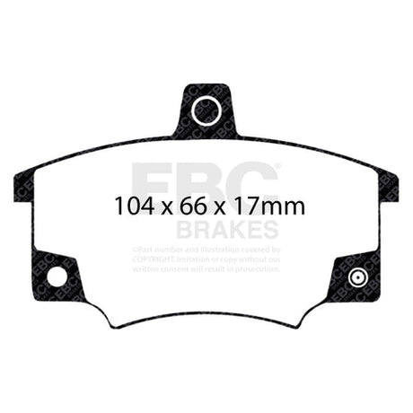 EBC Brakes Pad and Disc Kit (PDKF663) Image 1