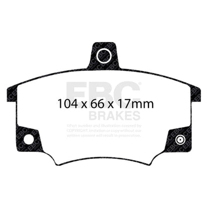 EBC Brakes Pad  and  Disc Kit (PD01KF034) Image 2