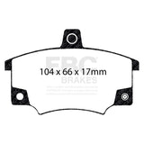 EBC Brakes Pad and Disc Kit (PDKF027) Image 2