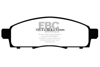 EBC Ultimax OE Replacement Brake Pad Set (DPX2122) Image 1