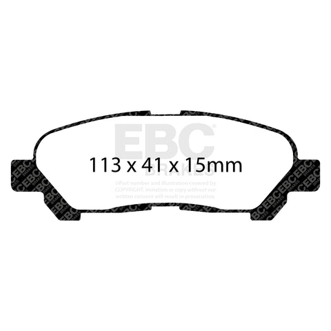 EBC Brakes Pad and Disc Kit (PDKR980) Image 1