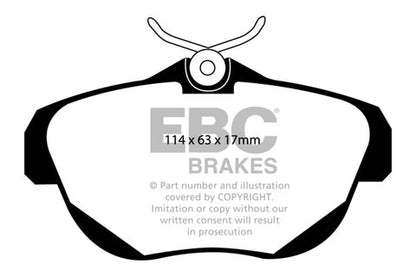 EBC Ultimax OE Replacement Brake Pad Set (DP1962) Image 3