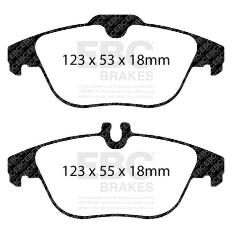 EBC Brakes Pad and Disc Kit (PDKR590) Image 2