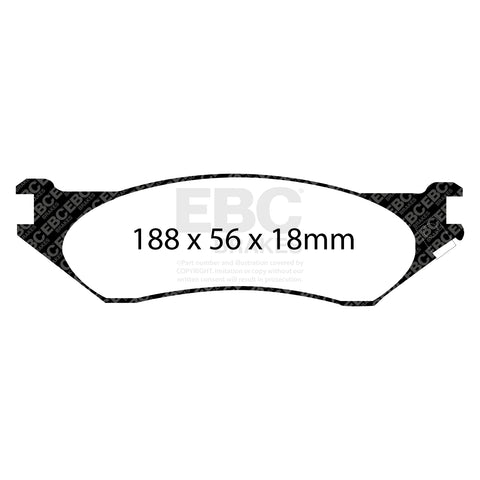 EBC Brakes Pad and Disc Kit (PDKF603) Image 2